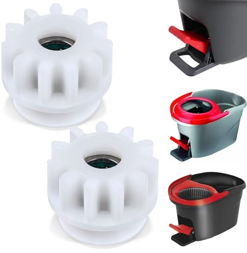 2 Pcs Spin Mop Replacement Parts, Pedal Bearing Replacement for Ocedar Mop Bucket One Way Clutch Gear Sprockets Repair Compatible with Most Rotation Mops Bucket on the Market