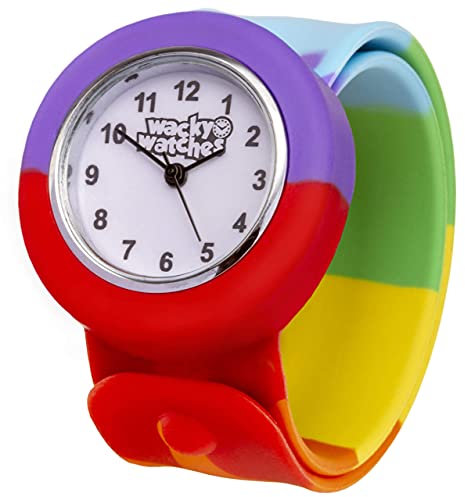 Popwatch Slapwatch Fast Fit Kinder Armbanduhr mit Silikonarmband, die Uhr lernen