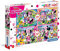 Clementoni 7615 Supercolor Minnie Happy Helpers – Puzzle 2 x 20 + 2 x 60 Teile ab 3 Jahren, buntes Kinderpuzzle mit besonderer Leuchtkraft & Farbintensität, Geschicklichkeitsspiel für Kinder