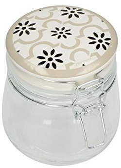 Brandani 53210 Alhambra barattolo ermetico in vetro, multicolore
