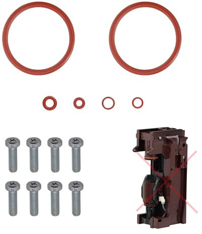 Dichtung Wartungssatz O-Ringe für Brühgruppe Brüher Brüeinheit passend für WMF Schaerer Alfi Alfino Set-17 (Set-17 mit Schrauben)