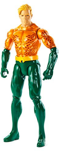 Mattel GDT52 DC Justice League True-Moves Actionfigur (30 cm) Aquaman, Spielzeug ab 3 Jahren