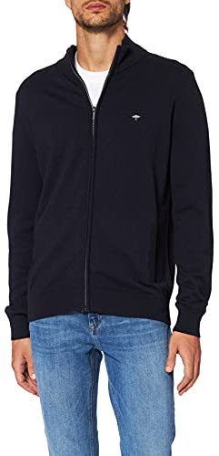 FYNCH-HATTON Strickjacke aus Baumwolle mit Stehkragen Navy/XXL