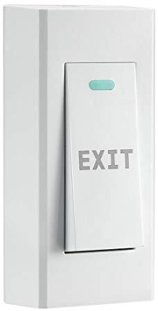 sourcing map Türöffnertaste Push to Exit Rückstellbarer NC/NO/COM Schalter für Zutrittskontrolle 89mmx40mm Panel 250V 10A