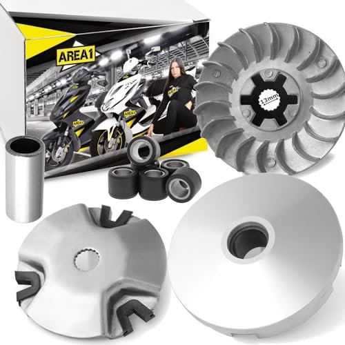 Juego de variador compatible con Jog 50, Jog R, Jog RR, Breeze 50, Axis 50 (13 mm/16 dientes)
