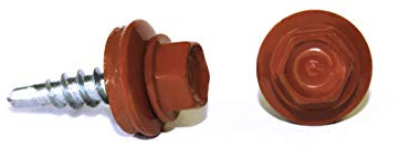 4,8x20mm Überlappungsschrauben, Trapezblechschrauben (ähnlich RAL8004)
