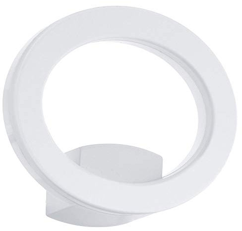 EGLO LED Außen Wand Lampe Ring-Design Strahler Leuchte weiß Garten Balkon Terrassen Beleuchtung 78923