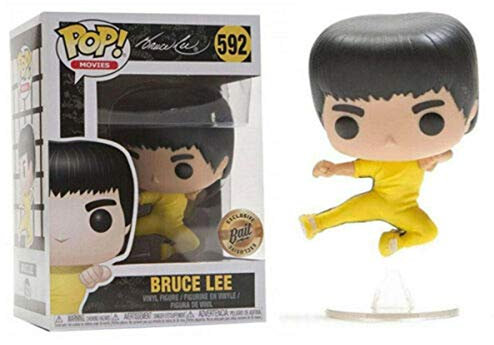 POP Bruce Lee Handgefertigte Flying Kick Nunchaku-Auto-Dekoration (Color : A)