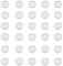 Jiayouy 9,5 mm Durchmesser Trompeten-Silikon-Pads, Reparaturteile, Wasserschlüssel, Spieß, Trompete, Posaune, Ventil-Pads, 30 Stück