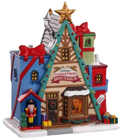 Lemax 05696 Edificio illuminato del villaggio di Caddington: Boutique di Natale di Nancy