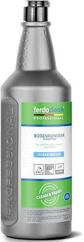 ferdoclean Bodenreiniger Konzentrat Ocean Breeze 1.000 ml - Dezentem Duft, Wischroboter Reinigungsmittel - streifenfreier & schaumarmer Reiniger für Parkett, Laminat, Fliesen, Vinyl, PVC