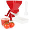 Spremiagrumi Manuale per Pomodoro, Passapomodoro Manuale, 20 x 17 x 31 cm, con Filtro in Acciaio Inossidabile, con Base a Ventosa, Passa Pomodoro Manuale, per Frutta e Verdura