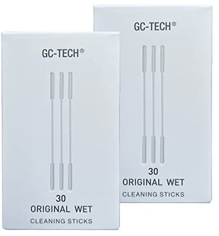 GC-TECH 60 Stück Cleaning sticks Wattestäbchen Spender Reinigungsstäbchen Alkohol Reinigungssticks für IQOS 3 duo/IQOS 2.4+/ Glo hyper+/ Lil solid 2.0
