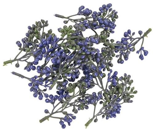 Ideen mit Herz Deko-Blüten | 5 Blütenknospen | 8cm lang | Floristik | Kunstblumen | Oster-Dekoration | Frühling | Tischdeko | Geschenk | Verpackung | Handmade