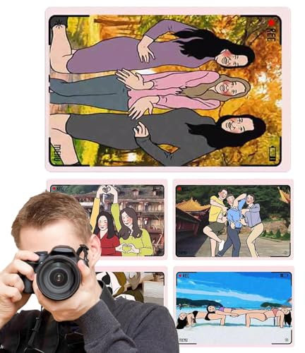 Posieren Leitfaden für Fotografie, lustige Fotokarten, Foto-Requisiten für mehrere Personen, lustige Fotopose-Karten für Partys