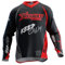MTB Langarm Trikot für Herren, MountainbikeShirt,Motocross-Shirt, Langärmelige Schnell Trocknende Kleidung,Trikots Atmungsaktiv (DE/NL/SE/PL, Alphanumerisch, 4XL, Regular, Regular, Red-Black)