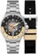Spinnaker Dumas GMT Automatikuhr für Herren, 43 mm, mit massivem Edelstahlarmband SP-5119, Umgekehrtes Grau, Armband