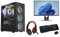 BCC SIROCCO 3050 i5 GAMING PC • Intel Core I5 • Nvidia RTX 3050 6GB • 512GB FAST SSD • 16GB RAM • 2TB Storage HDD • Windows 11 • WiFi (i5 6th Gen, 22 Monitor Complete Bundle)