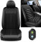 IWAGH 12V Belüftetes Autositzkissen für Tesla Model 3 Model S Model X,Autokissen Kühlendes Sitzkissen Atmungsaktiver Sitzbezug, A/Black-A/Single Block