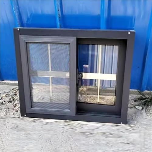 DWSSX Kleines Kellerfenster, Ersatz-Haushaltsfenster for Badezimmer/Schuppen, horizontales Schiebefenster(40x12in/100x30cm)