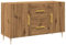 HEFZGDB Sideboard Artisan-Eiche 100x36x60 cm Holzwerkstoff Aufbewahrungsschrank Küche Barschrank Buffetschrank Küche Anrichte Küche für Speisesaal Wohnstube Café Dessert Shop