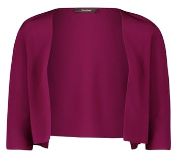 Vera Mont Damen Strickbolero Langarm XL, Sweet Berry