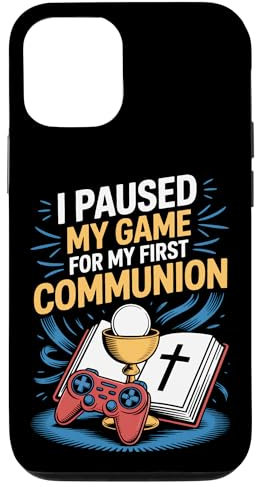 First Communion Gamer I Paused My Game Boy Case for iPhone 12/12 Pro