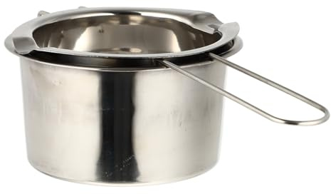 WOONEKY Handmade Soap Melting Inner Pot and Outer Pot Set for DIY Soap Making, Reliable Waxing Bowl Container with Heat-Resistant Design, Suitable for Home Craft and Hair Removal Tool