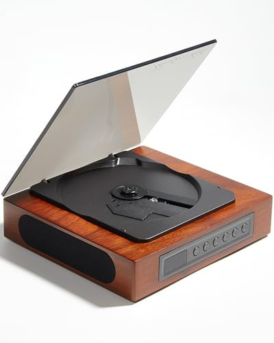 THINKYA Lettore CD DVP-560 HiFi Bluetooth 5.0 Retro Player 2.0 Altoparlante