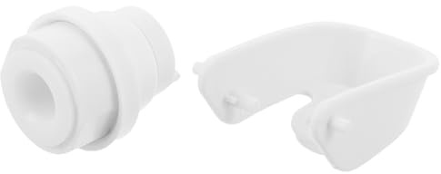 POPETPOP Automatic Toothpaste Dispenser Pump Replacement Set with Silicone Squeezer and Push Rod, Wall Mount Toothpaste Squeezer Accessories for Bathroom Tube Squeezing and Repair