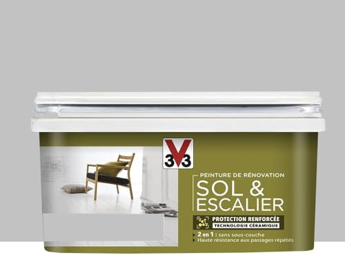 V33 Peinture De Rénovation Sol & Escalier Gris Loft 2 L