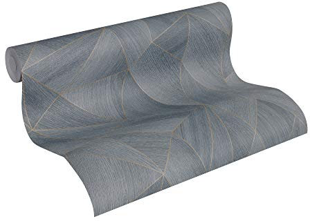 A.S. Création Papier Peint De Designer Elements Papier peint intissé 10.05 m x 0.53 m Gris Noir Fabriqué en Allemagne 361333 36133-3