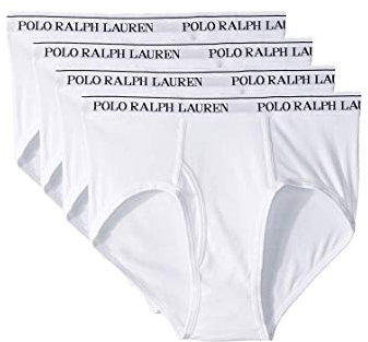 Polo Ralph Lauren Mens Classic Fit w/Wicking 4-Pack Briefs