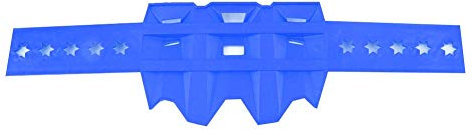 Cubierta del Protector de Escape, Protector Universal de la Cubierta del Protector del Tubo de Escape de la Motocicleta de Akozon Anti-Caliente(Azul)