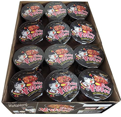Samyang Spicy Hot Chicken Flavour Ramen Cup (Pack of 12) Halal