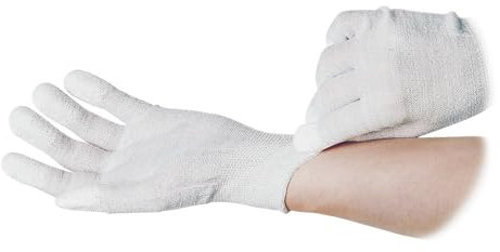 Wetec 10 Paar Handschuhe, PU-Beschichtete Fingerkuppen, nicht ESD-Sicher, XL (Fingerkuppen beschichtet)