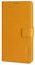 COQUE Étui à Rabat en Cuir pour iPhone 12 Mini - avec Porte-Cartes - Jaune