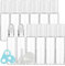 ZEOABSY 12 Pack 10ml Transparent Glass Roll-on Bottle Essential Oil Roller Bottles, Sample Container with Glass Roller Balls, for Liquid Perfume, Fragrance, Aromatherapy Essential Oil