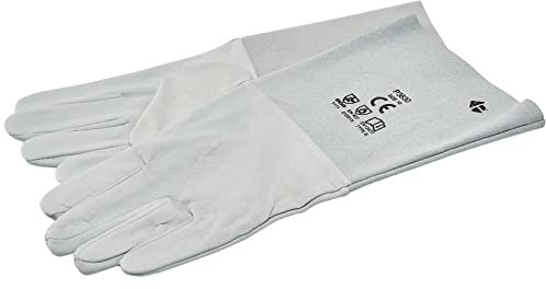 Draper 70451 Welders TIG Gloves with Extra-Long 150mm Cuff, Size 10