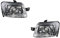 Johns, Scheinwerfer Satz passend für Fiat Panda Scheinwerfer (169) 09/03- Satz H4 links rechts m. Motor