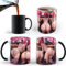 Aigori Anime Bikini Sexy Beauty Mug Heat Sensitive Color Changing Unique Coffee Mug Gift For Men Women Halloween Christmas Birthday Mother Father Friend(1PC)