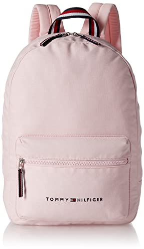 Tommy Hilfiger Jackson Canvas Backpack Sac à Dos, Rose Clair, Taille Unique Homme
