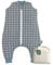 molis&co - Baby Schlafsack mit Füßen 2.5 TOG - Ganzjahres Schlafsack - Babyschlafsack mit Beinen - 100% Baumwolle (Oeko-TEX 100), Winterschlafsack Premium Qualität - Merlot Check (70 cm)