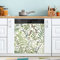 Copertura Magnetica per Lavastoviglie, Motivo Floreale Con Foresta Verde, Decorativa per Frigorifero