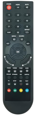 VINABTY Ersatz Fernbedienung Kompatibel mit JTC TV D-LED TV4032DTT DLE-315M1S-D D-LED TV4050TT