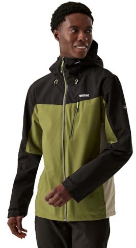 Regatta Birchdale Herren-Jacke, Nephritgrün/Schwarz, XL