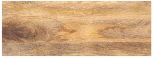 vidaXL Tischplatte, Holzplatte für Esstisch Couchtisch, Massivholzplatte Rustikales Design, Ersatztischplatte, 90x40x2,5cm Rechteckig Massivholz Mango