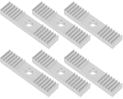 SOLUSTRE 6 Stück Zahnriemen Aluminium Zahnrad Klemme Montieren Block GT2 Zahnrad Klemme Montieren Block für 3D drucker