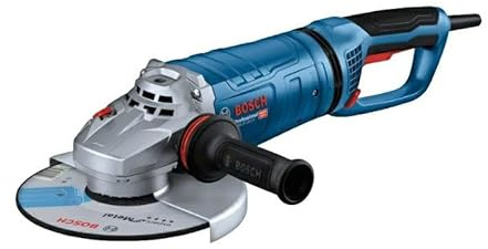 Bosch Profi Winkelschleifer GWS 27-230 JR (Motor 2700 Watt, Scheibendurchmesser 230 mm, Anti-Vibrations-Zusatzgriff, Schutzdeckel, Gabelschlüssel, Befestigungsmutter)