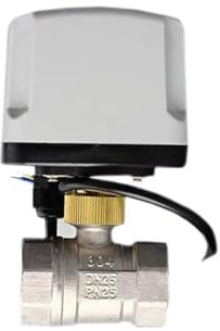 1 Edelstahl IP65 Elektrischer Kugelhahn 220V 12V 24V 3-Draht 2 Steuerung Messing-Kugelhahn(220VAC)
